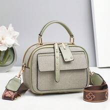 Women Tote Bags - 卡其 - 查看 4