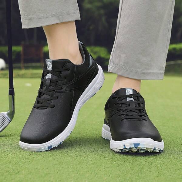 Breathable Golf Shoes, Spikeless Outdoor Sports Shoes, Anti-Slip & Wear-Resistant