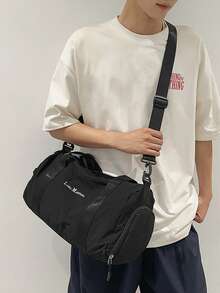 1pc Large Capacity Tote Bag, Fashion Gift, Suitable For Travel, School, Vacation Gym Bag Overnight Bag Large Tote Bag - Multicolor - View 5