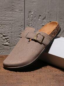 Zoccoli in legno autentici, adatti per coppie, sandali con punta aperta alla moda, comodi, adatti per l'uso casual, quotidiano e per attività del tempo libero
