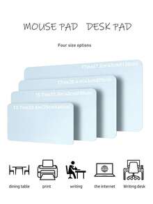 1 pezzo Tappetino antiscivolo per scrivania, tappetino per mouse, protezione in pelle PU impermeabile per scrivania/tavolo, sottile e grande, facile da pulire, tappetino da scrivania per computer portatile per ufficio/casa/decorazione (rosa) - Multicolore - Visualizzare 95