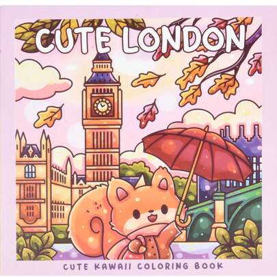 1 cuốn sách tô màu London dễ thương dành cho người lớn và thanh thiếu niên, sách tô màu dễ dàng với thiết kế siêu dễ thương về không gian ấm cúng, Hygge để thư giãn (tô màu không gian ấm cúng) sách vẽ Graffiti cho trẻ em sách vẽ đồ chơi vẽ Montessori quà tặng sáng tạo Giáng sinh. đồ chơi giáo dục sớm cho trẻ em bộ đồ chơi vẽ thủ công (mặc định không có bút)