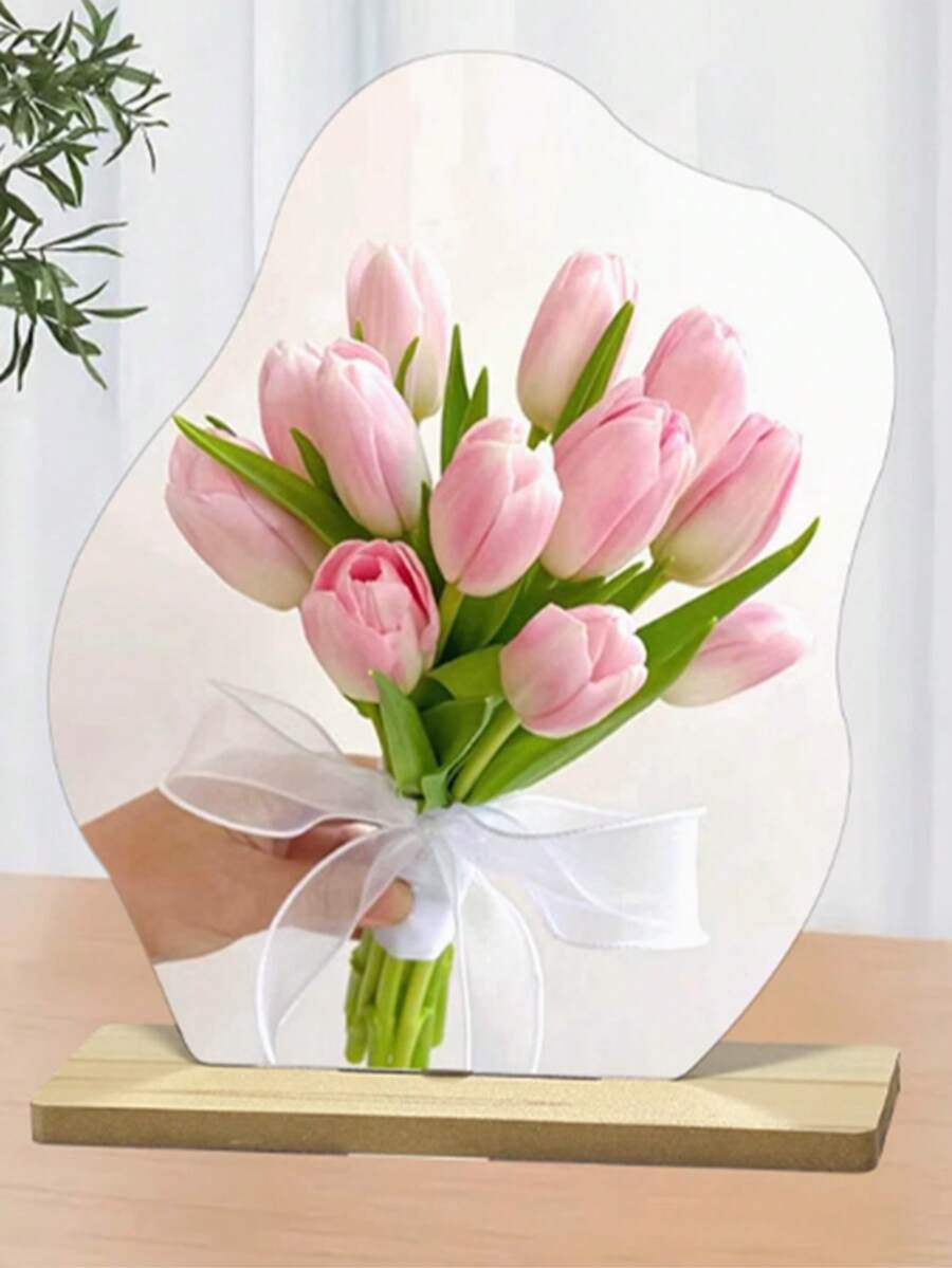 1 Set hochauflösender asymmetrischer Wolken-förmiger Spiegel, asymmetrischer Spiegel, Schminkspiegel, Fotografie-Requisite, Tisch-Kosmetikspiegel mit Ständer für Studentenwohnheime, zum Selbermachen, Schminken, günstig, Raumdekoration, Kosmetiktisch, Reisen, Schlafzimmer, Schminkaccessoires, Spiegel, Kosmetikspiegel