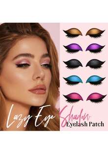 2 szt. wielokrotnego użytku naklejki na rzęsy sztuczne rzęsy cekiny cień do powiek