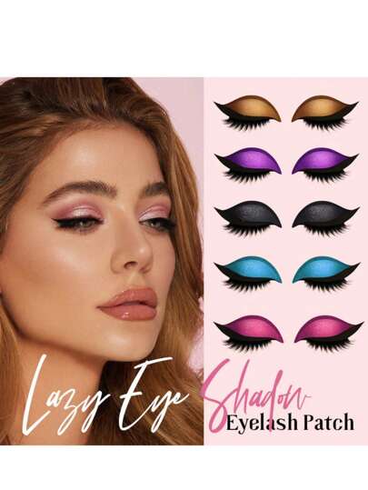 2 st återanvändbara ögonfransklistermärken lösögonfransar paljettögonskugga