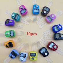 Mini Electronic Finger Counter/Ring-Shaped Manual Counter, Random Color, Suitable For Knitting, Prayer (Tasbih), Games, Sports, And Other Counting Purposes - Multicolor - View 20