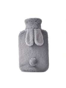 Hot Water Bottle With Soft Cover - 500ml Small, 1000ml Medium, 2000ml Large - Classic Hot Water Bag For Neck & Shoulder, Foot Warmer, Menstrual Cramps, Cold & Hot Therapy - Ideal Gift