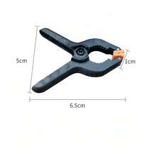 10pcs 2-Inch Durable Spring Clamps, Suitable For Woodworking, Home Workshop And DIY Projects - Black - View 2