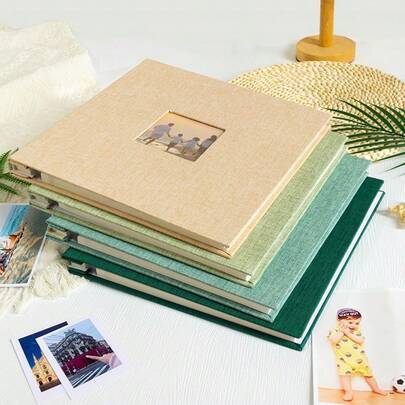 超大自粘相册 - 超大尺寸布局，适合 4x6 和 8x10 照片，优雅婚礼、家庭、生日、周年纪念相册 - 坚固的 ABS 装订，传家宝家居装饰礼物，装饰性封面，耐用页面，时尚剪贴簿，高品质封面，婚礼策划师
