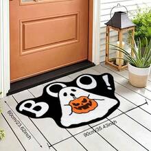 Thảm tắm họa tiết bí ngô và ma Halloween, lông ngắn, trang trí nhà trong nhà, chủ đề Halloween, thảm chống trượt thích hợp cho trang trí phòng tắm hoặc phòng ngủ, trang trí và phụ kiện phòng tắm, thích hợp cho trang trí lối vào nhà, tiệc Halloween, phòng ngủ, cửa ra vào, phòng tắm, thảm nhà bếp - Nhiều màu - Xem 13