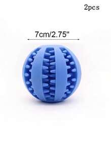 1 pieza Pelota de juguete para perro interactiva, pelota de goma masticable para perros pequeños, pelota de limpieza dental, alimentador de alimentos para mascotas, juguete de pelota de silicona