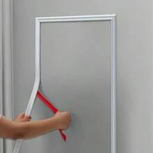 100/300/500cm 自黏式 PVC 裝飾條，可彎曲可裁剪的撕貼式牆面飾邊，適用於電視牆、櫥櫃、鏡框、地板邊緣與門口，歐式現代 DIY 室內裝飾，租屋友善裝飾 - 彩色 - 查看 2