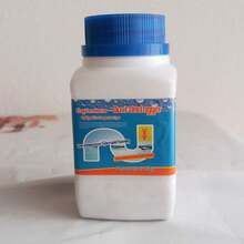 Agente de dragado de tuberías de gran potencia, limpiador de inodoros, desbloqueador de fregadero, agente de dragado de alcantarillado de cocina, limpiador de drenaje, 268g - En polvo - Ver 12