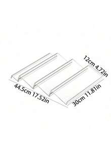 1pc/4pcs/8pcs Acrylic Slanted Spice Jars Organizer Rack, Expandable Kitchen Countertop Tray (Jars Not Included) - Multicolor - View 11