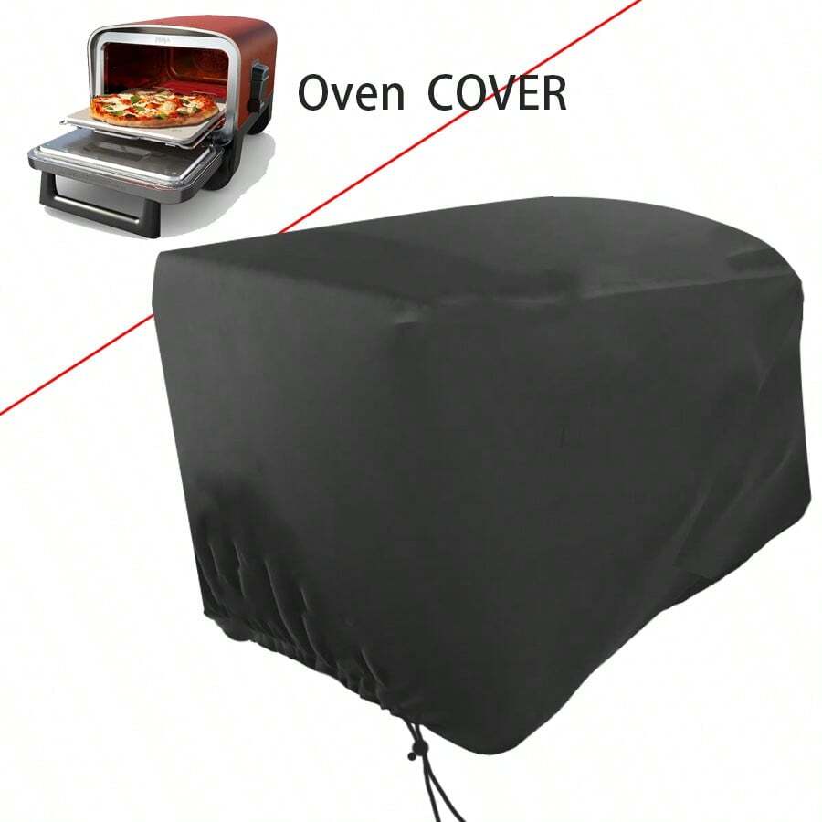 1 件 210D 牛津布罩，兼容 Woodfire 户外烤箱（OO100 系列），可调节拉绳，轻便保护您的烤箱或烧烤架