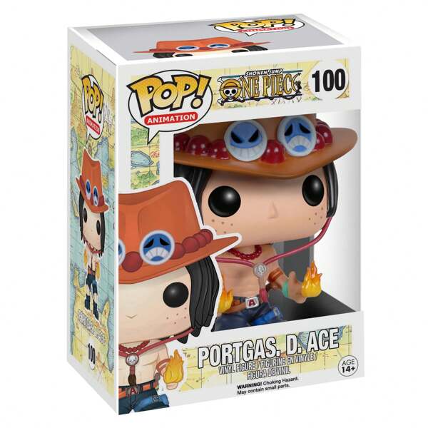 Funko Funko 6358 Portgas D. Ace One Piece S1 Pop Vinyl, Multi