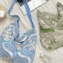 Women Shoulder Bags - 花朵天藍 - 查看 5