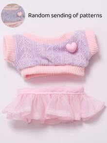 拉布布 17 厘米怪兽娃娃服装配饰服装 DIY 高品质吊坠娃娃配件 - 彩色 - 查看 8