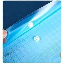 5/10/20 Pcs A4 Transparent File Bag PVC Documents Filing Storage Bag Student Organizer Information Pocket Folders Stationery20,For School Supplies,Back To School - White - View 8