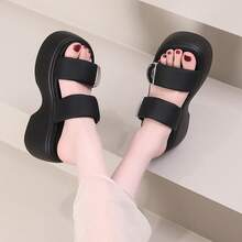 Women Platforms & Wedge Sandals - Negro - Ver 8