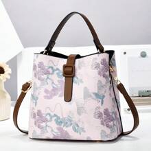 Women Top Handle Bags - 紫色 - 查看 5