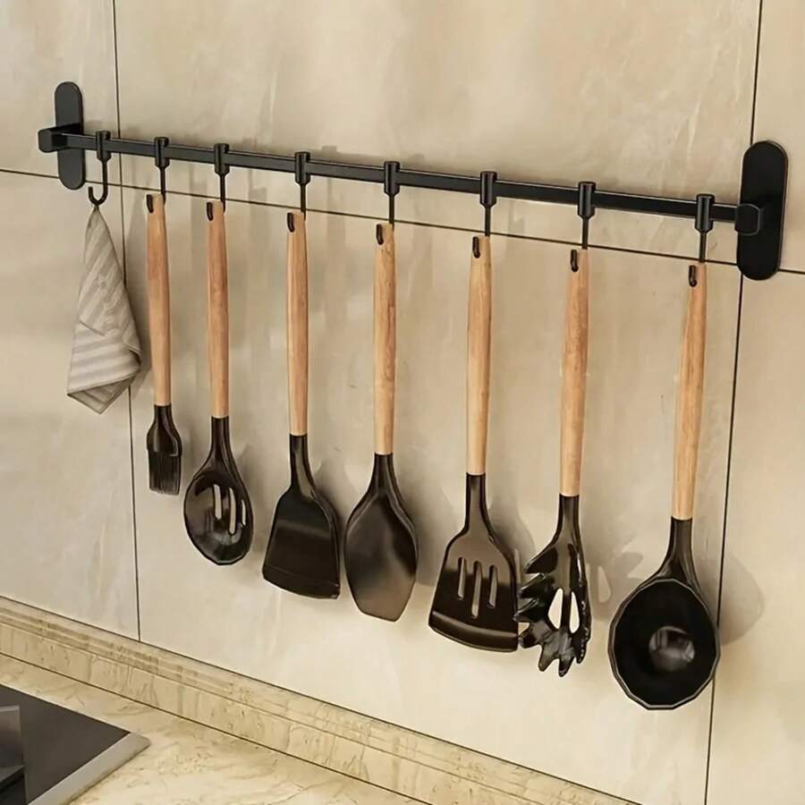 Wall Mounted Kitchen Racks - āļŠāļĩāļāļēāļ§ - āļāļđ 1
