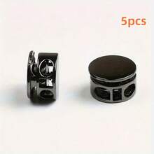 5件/10件可调节金属弹簧按扣 - 圆形绳扣，适用于夹克/连帽衫/裤子 - 彩色 - 查看 17