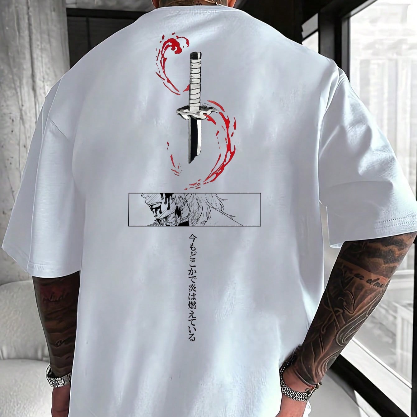 Herren modisches, locker geschnittenes Kurzarm T-Shirt mit Muster | Exquisites Design | Sommer Essentiell | Leicht zu kombinieren | Zeige deinen Stil - SHEIN - Modalova