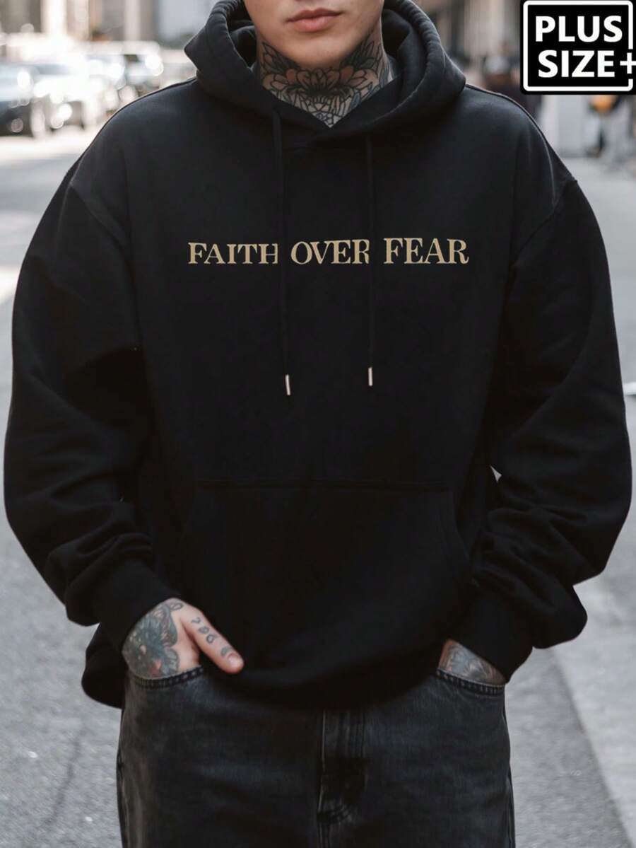 Felpa casual con cappuccio per uomo taglia oversize, morbida con laccetti, adatta per autunno e inverno, vestibilità regular, con tasche frontali, leggermente elastica