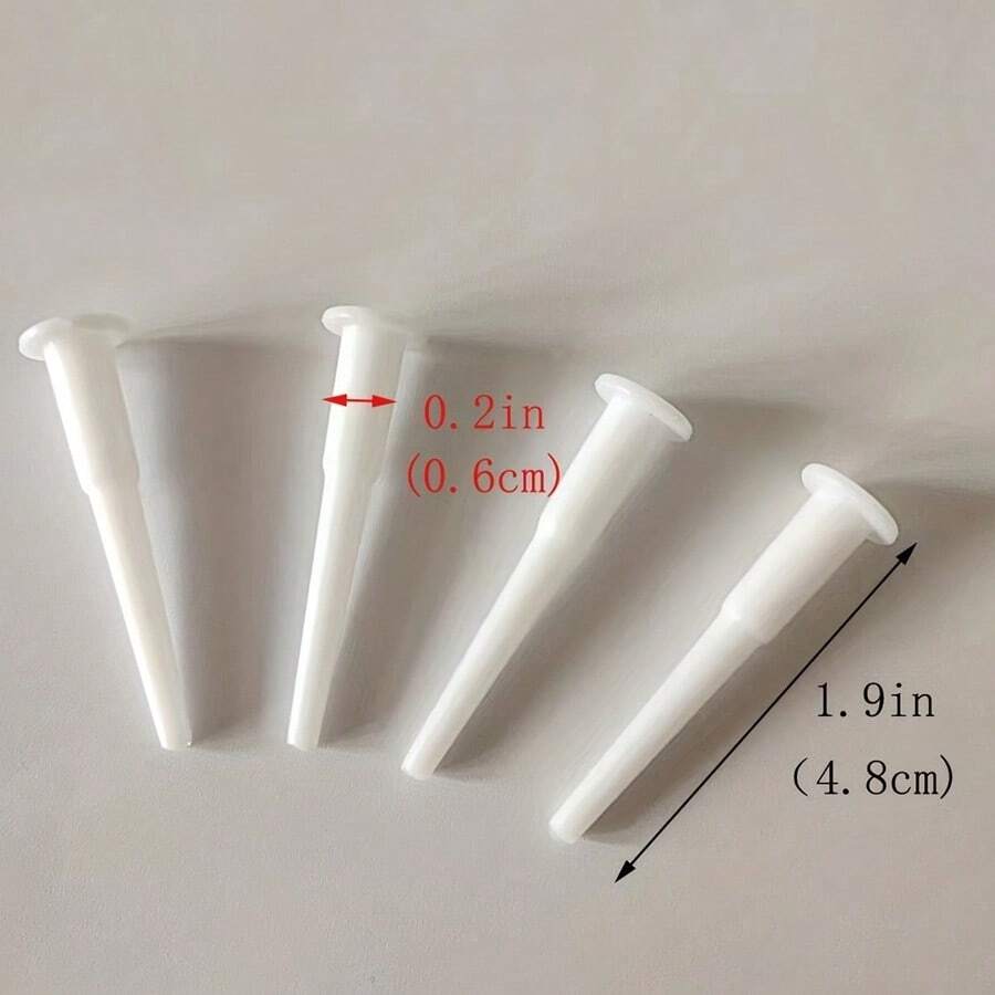 8件套自行车气门适配器套装，适用于瑜伽球，方便更换健身球配件，包括气门帽和气门针，PVC材质 - 彩色 - 查看 1
