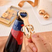 金色 50 岁开瓶器，适合作为 50 岁生日派对、50 周年结婚纪念派对的礼物或纪念品，流行的金色和黑色主题派对装饰，派对回礼，家庭聚会礼物，送给爸爸、妈妈、老师、姐妹的礼物，有趣的礼物，送给朋友的礼物 - 金色 - 查看 4