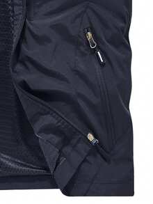 男士户外多功能实用背心，春夏钓鱼摄影休闲夹克，多口袋 - 藏蓝色 - 查看 5