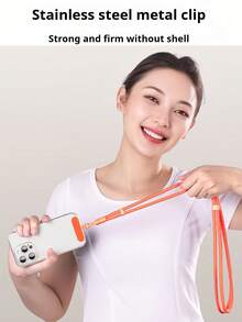 可调节防丢手机挂绳，可拆卸挂绳，适合户外旅行运动配件 - 彩色 - 查看 7