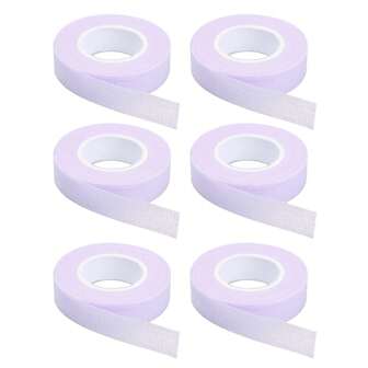 6 Rolls Eyelash Tape, Eyelash Tapes, Adhesive Breathable Micropore Fabric Tape For Eyelash Extension Supply,9 M Each Roll