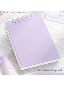 1 件 A7 活页小笔记本极具吸引力的迷你小笔记本单词口袋笔记本小便携、学校用品、返校