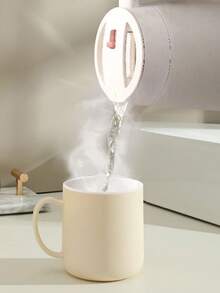 1pc Personalized Muted Color Minimalist Luxury Toothbrush Holder With Handle, Customized Couple/Student Dormitory Rinse Cup, Suitable For Home Daily Cleaning Supplies, Cold/Hot Water Cup, Back To School Dormitory Bathroom Supplies, Customized Toothbrush Rinse Cup - Multicolor - View 4