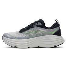 Hoka Bondi 8 TS Caged Running Shoes, Lightweight & Breathable, For Men & Women, Road Running, 1155391-WTTR - White/Green Apple - View 1