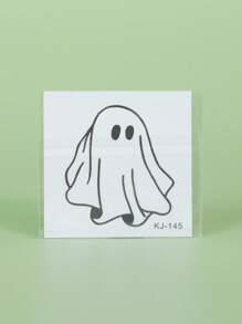 1 件纹身临时纹身半永久纹身 Y2K 鬼魂防水防汗持续 1-2 周逼真草本汁防摩擦不反光黑色适用于女性和男性纹身贴纸适用于手臂、胸部、腿部、腹部、腰部、手指、颈部、脊柱、现代人体艺术 - 黑色 - 查看 6