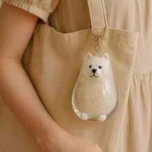 Customized Pet Pendant, Small Dog & Cat Hair Storage Capsule Transparent Keychain, Memorabilia Back To School Gifts Ornamental,Engraved Stylish,Fashion,Colorful,Vintage,Cute,Contracted,Cuties Custom,Unique,Customized,Personalized Pet For Anniversaries,For Birthdays