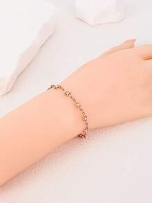 One Vintage Bohemian Style Daisy Design Simple Girl High-End Fresh New Fashionable Personalized Bracelet Jewelry, Ideal For Ladies For Daily Wear Or As A Gift