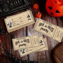 50 pezzi Carte di Ognissanti Inv e Invosto - Vk per feste a tema Ognissanto, compleanni e feste Invv - DIY Festa di San Valentino - Multicolore - Visualizzare 6