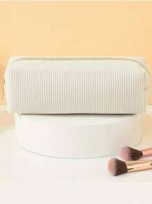 1pc Pencil Case - Durable Pen Pouch With Zipper, Stationery Organizer For School Supplies, Pen Bag For Office And Home Use