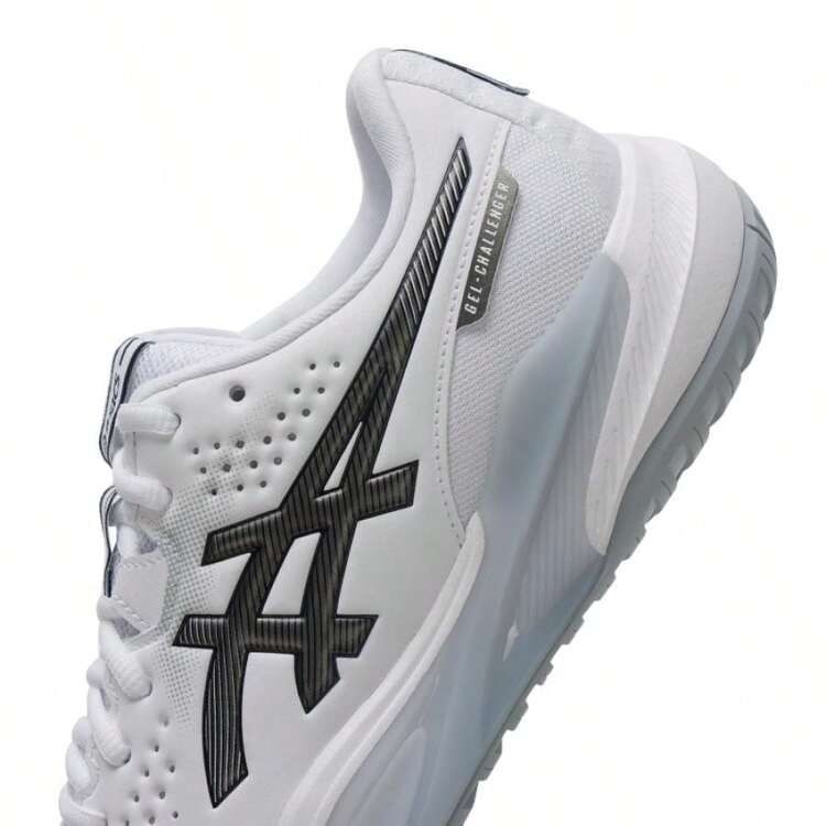 ASICS GEL-CHALLENGER 15 Tennis Shoes, Lightweight Cushioned Men's Athletic Shoes, 1041A510-101 - White/Gray - View 7