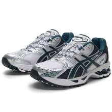 Asics GEL-NIMBUS 10.1 Casual Shock-Absorbing Breathable Running Shoes For Men & Women, Short-Distance Jogging - White/Green - View 3