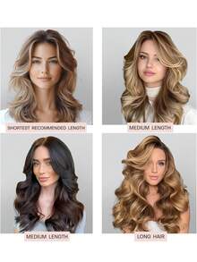 4 st. värmefria locktängerset - Satin-värmefria locktänger, locktängshuvuden, ingen värme behövs för att sova lockar, hårstylingkit håraccessoarer