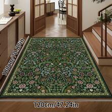 1pc Luxurious Floral Bohemian Area Rug, European And American Minimalist Classical Botanical Elements Rectangle Plush Soft Washable Area Rug, Suitable For Outdoor, Entryway, Living Room, Bedroom, Laundry Room, Bathroom, Game Room, All Season Large Size Wall-To-Wall Home Decor Carpet - Multicolor - View 13