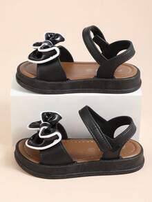 Süße Mädchen PVC Sandalen mit Schleife - Bequem und rutschfest, essentiell für den Sommer