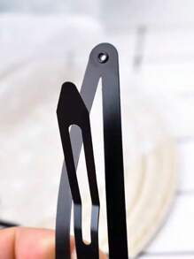 100 szt./60 szt./40 szt./10 szt. Proste czarne elastyczne spinki do włosów o długości 1,96 cala, akcesoria do włosów dla dziewcząt, odpowiednie do codziennego zaplatania włosów, grzywki, makijażu, pod prysznic