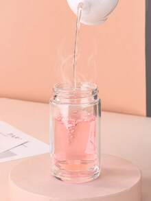 1 件茶叶浸泡瓶、双层玻璃水瓶、带过滤器的茶杯、散叶茶浸泡器、便携式茶具、硼硅酸盐玻璃、防漏、独立茶隔层、适用于热饮/冷饮、旅行、办公室、家庭使用、成人健康礼物 - 彩色 - 查看 7