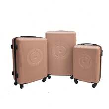 20/24/28寸三件式行李箱 歐洲製造 歐盟註冊 旅行箱，ABS材質塑膠硬殼箱，大容量，旅遊，防水，加固，輕音輪，安全鎖